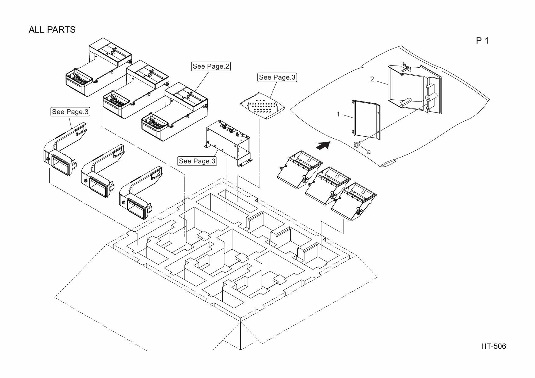 Konica-Minolta Options HT-506 A1RK Parts Manual-3